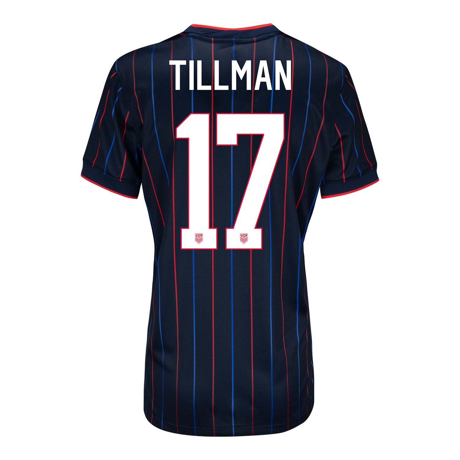 Women's Nike USMNT 2025 Personalized Heartbeat Away Stadium Jersey