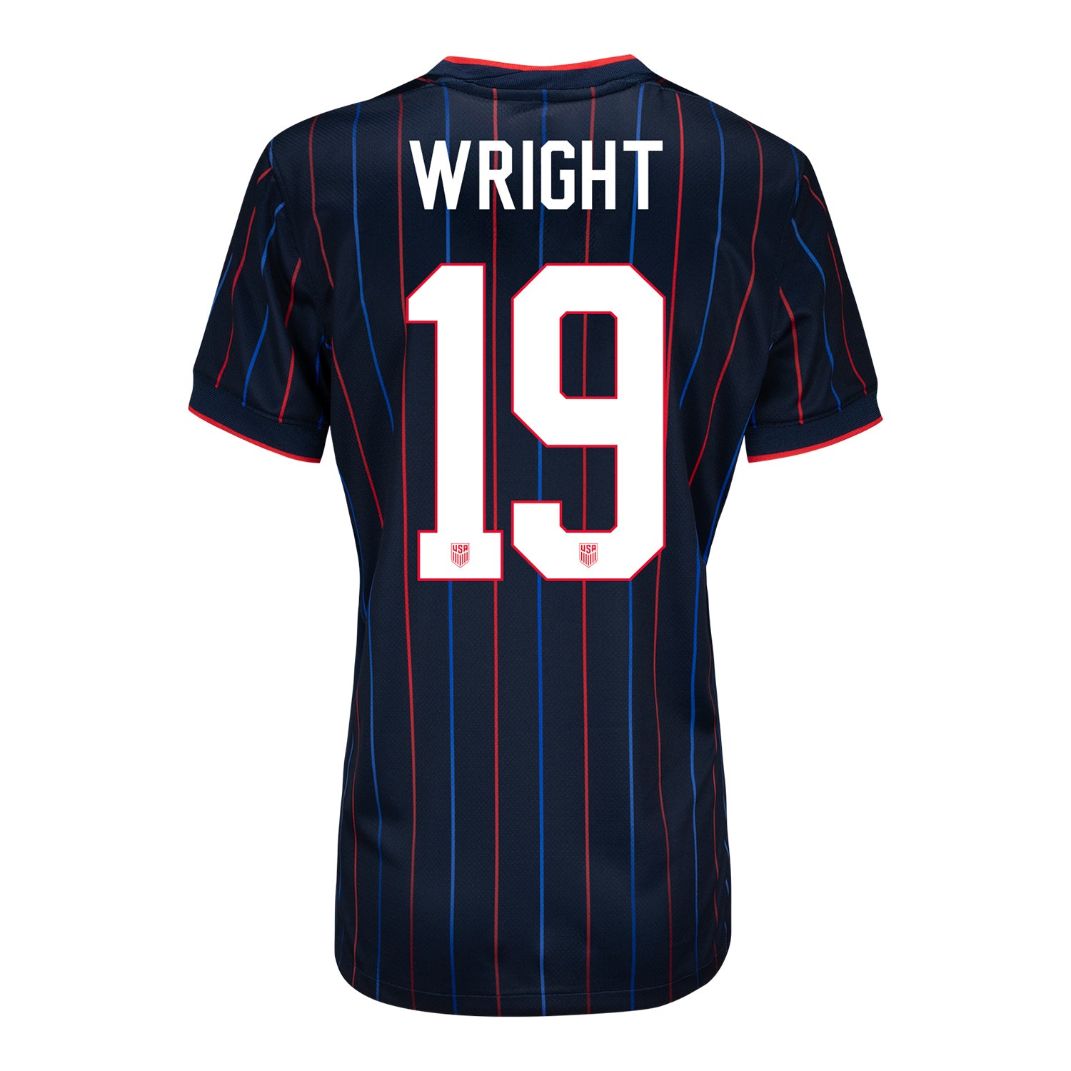 Women's Nike USMNT 2025 Personalized Heartbeat Away Stadium Jersey