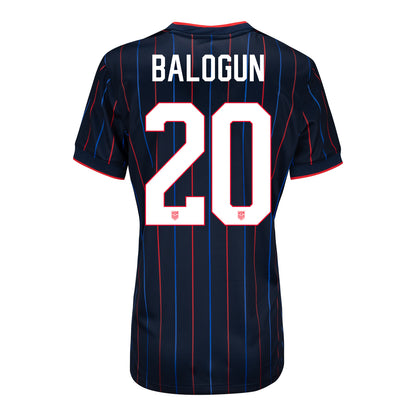 Women's Nike USMNT 2025 Personalized Heartbeat Away Stadium Jersey