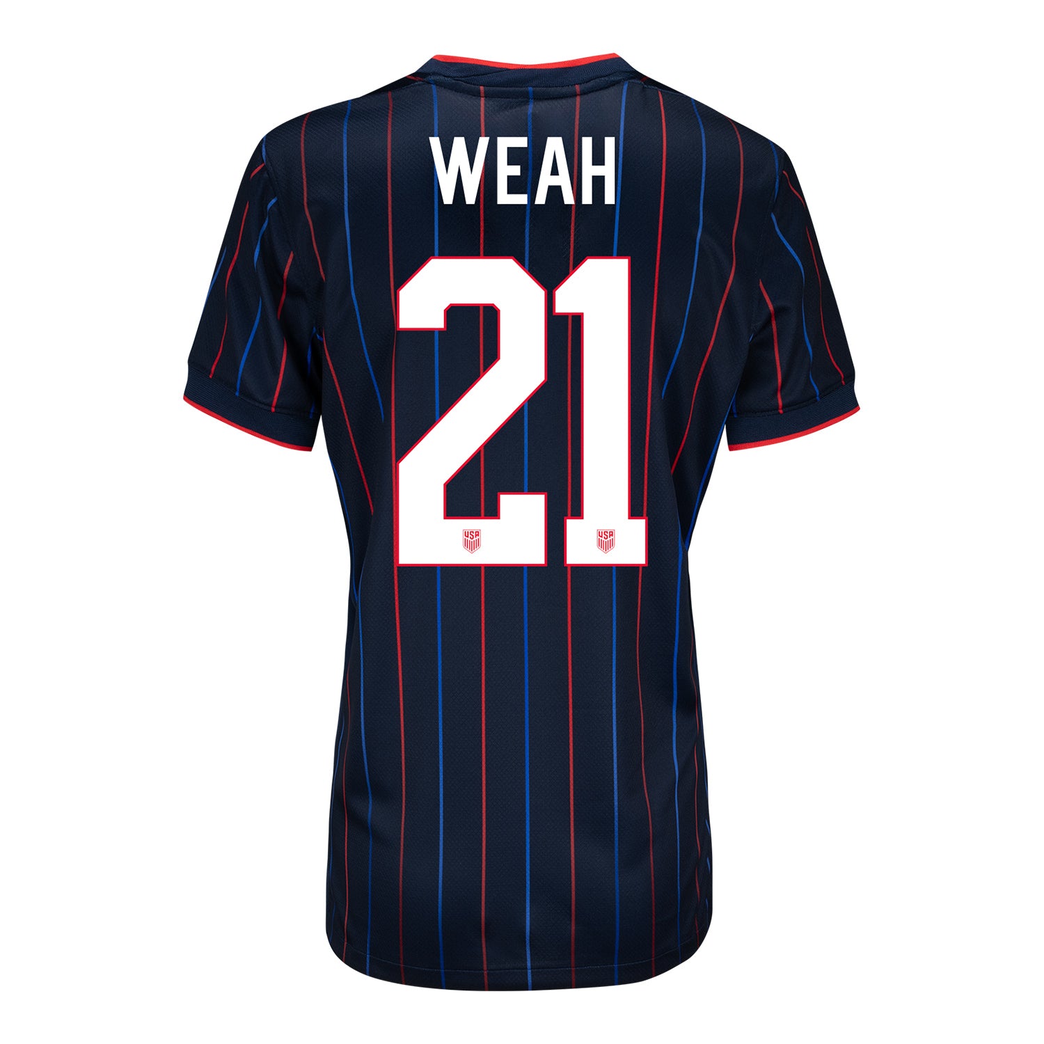 Women's Nike USMNT 2025 Personalized Heartbeat Away Stadium Jersey