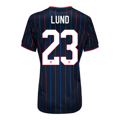 Women's Nike USMNT 2025 Personalized Heartbeat Away Stadium Jersey