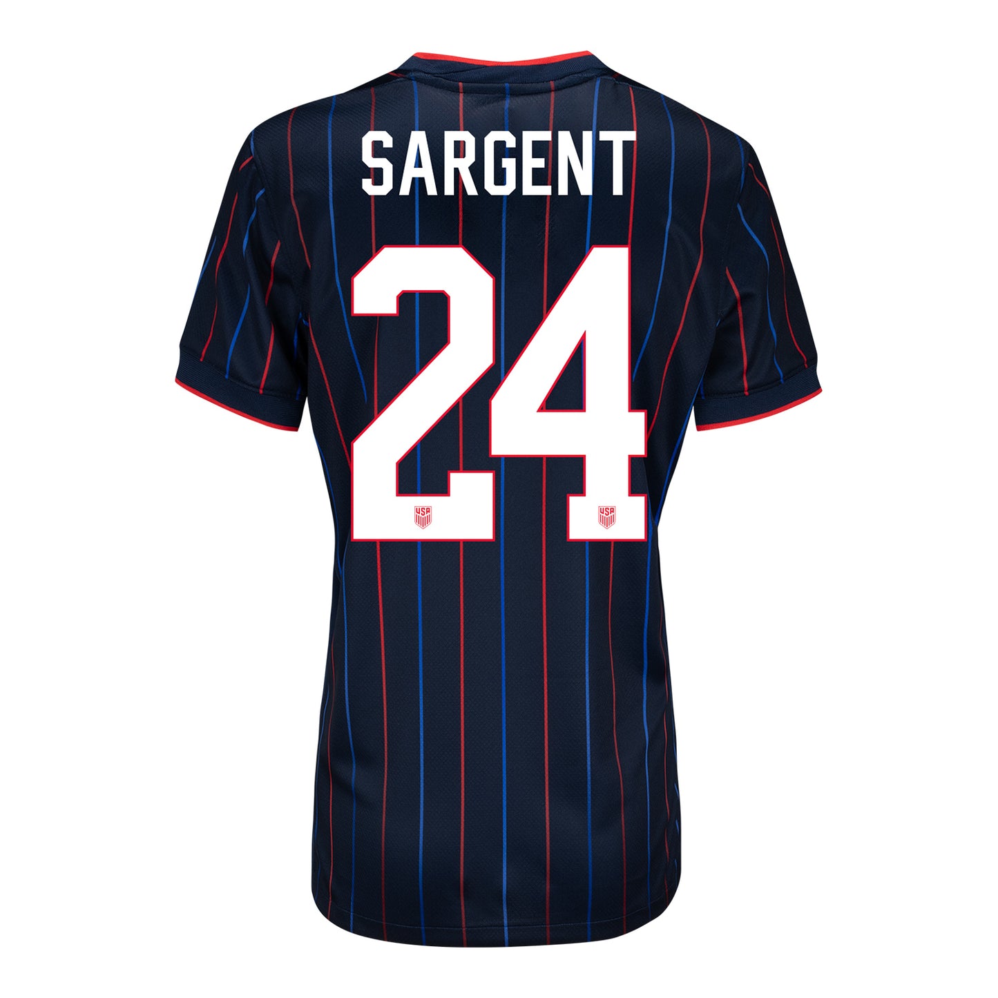 Women's Nike USMNT 2025 Personalized Heartbeat Away Stadium Jersey