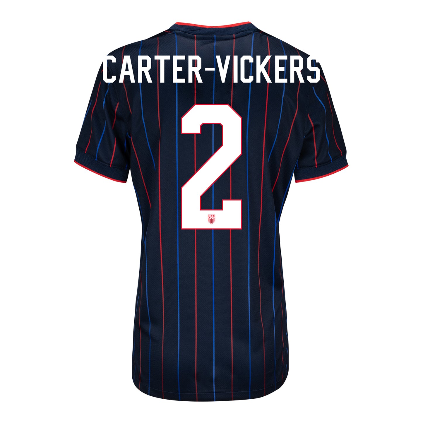 Women's Nike USMNT 2025 Personalized Heartbeat Away Stadium Jersey