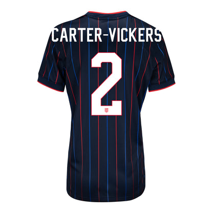 Women's Nike USMNT 2025 Personalized Heartbeat Away Stadium Jersey