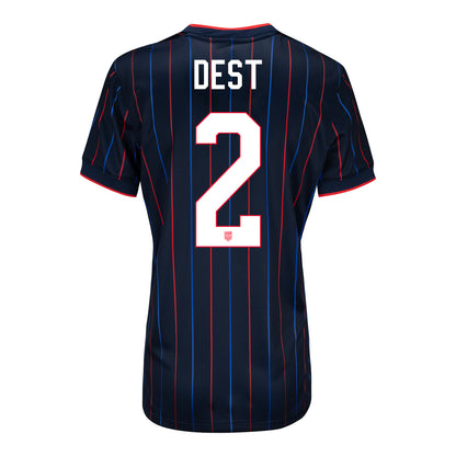 Women's Nike USMNT 2025 Personalized Heartbeat Away Stadium Jersey