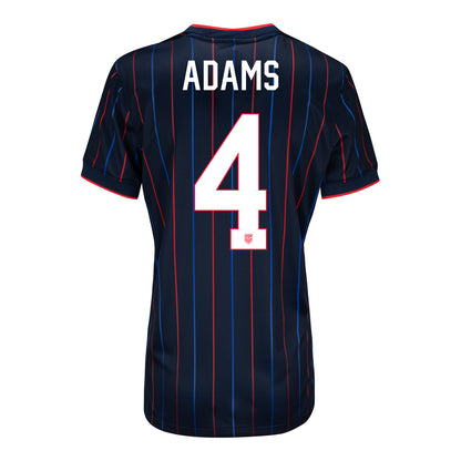 Women's Nike USMNT 2025 Personalized Heartbeat Away Stadium Jersey