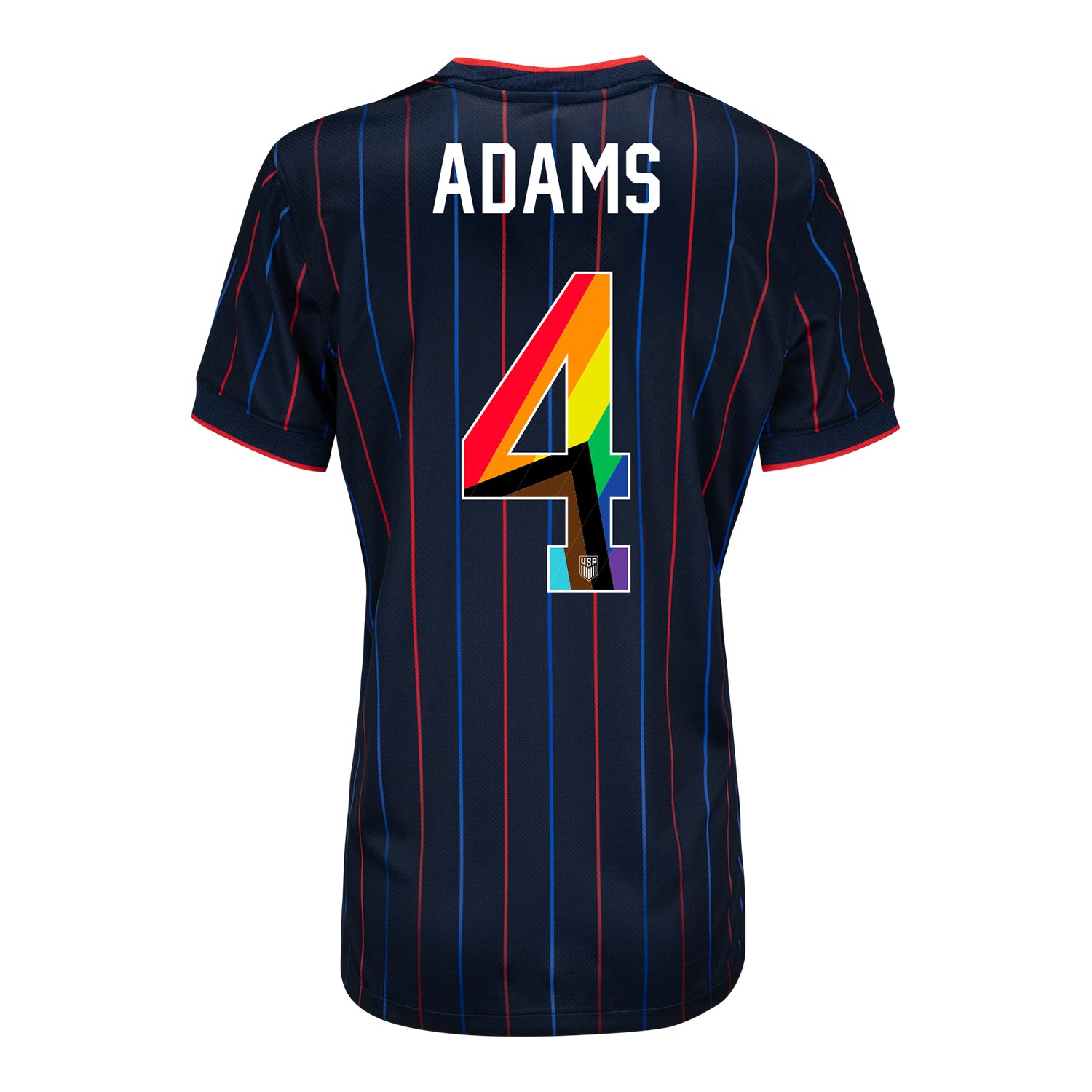 Women's Nike USMNT 2025 Pride Personalized Heartbeat Away Stadium Jersey