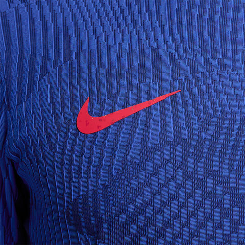 Men's Nike USMNT 2023 Away Match Jersey in Blue - Nike Logo View