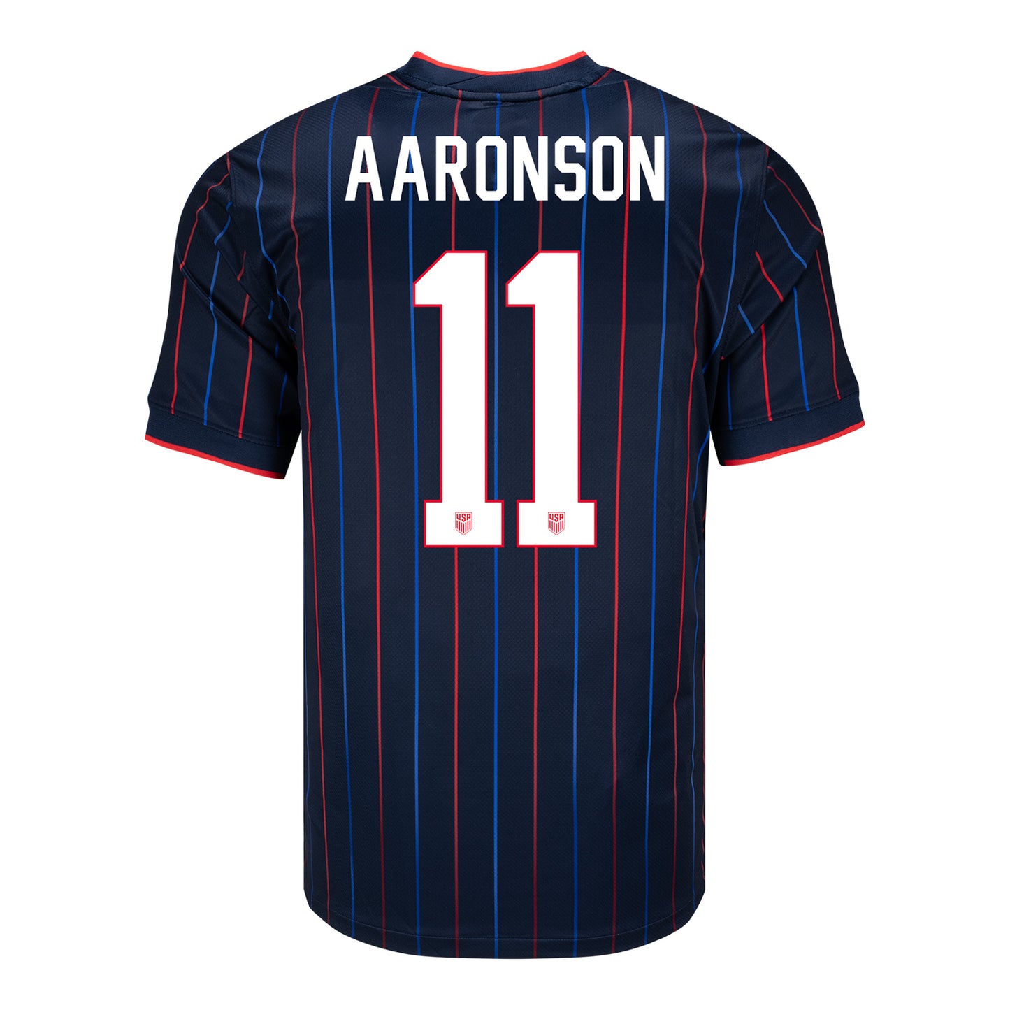 Men's Nike USMNT 2025 Personalized Heartbeat Away Stadium Jersey