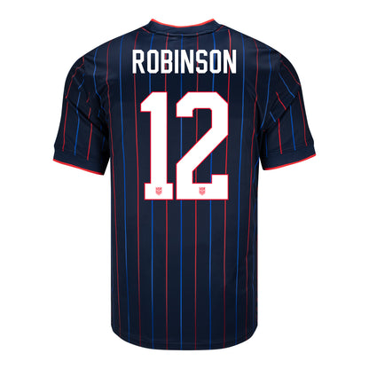 Men's Nike USMNT 2025 Personalized Heartbeat Away Stadium Jersey