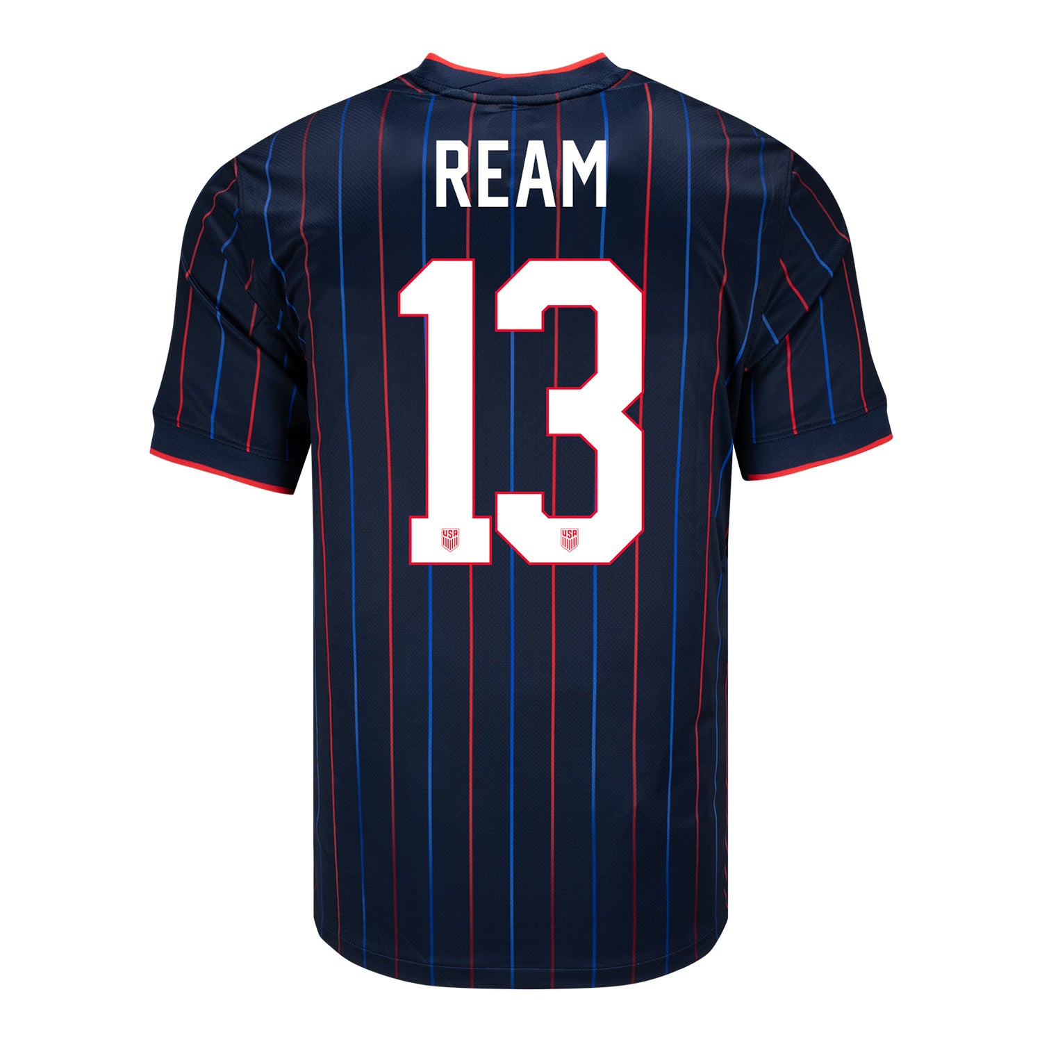 Men's Nike USMNT 2025 Personalized Heartbeat Away Stadium Jersey