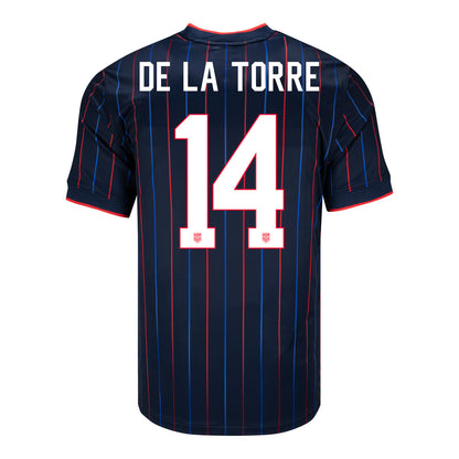 Men's Nike USMNT 2025 Personalized Heartbeat Away Stadium Jersey