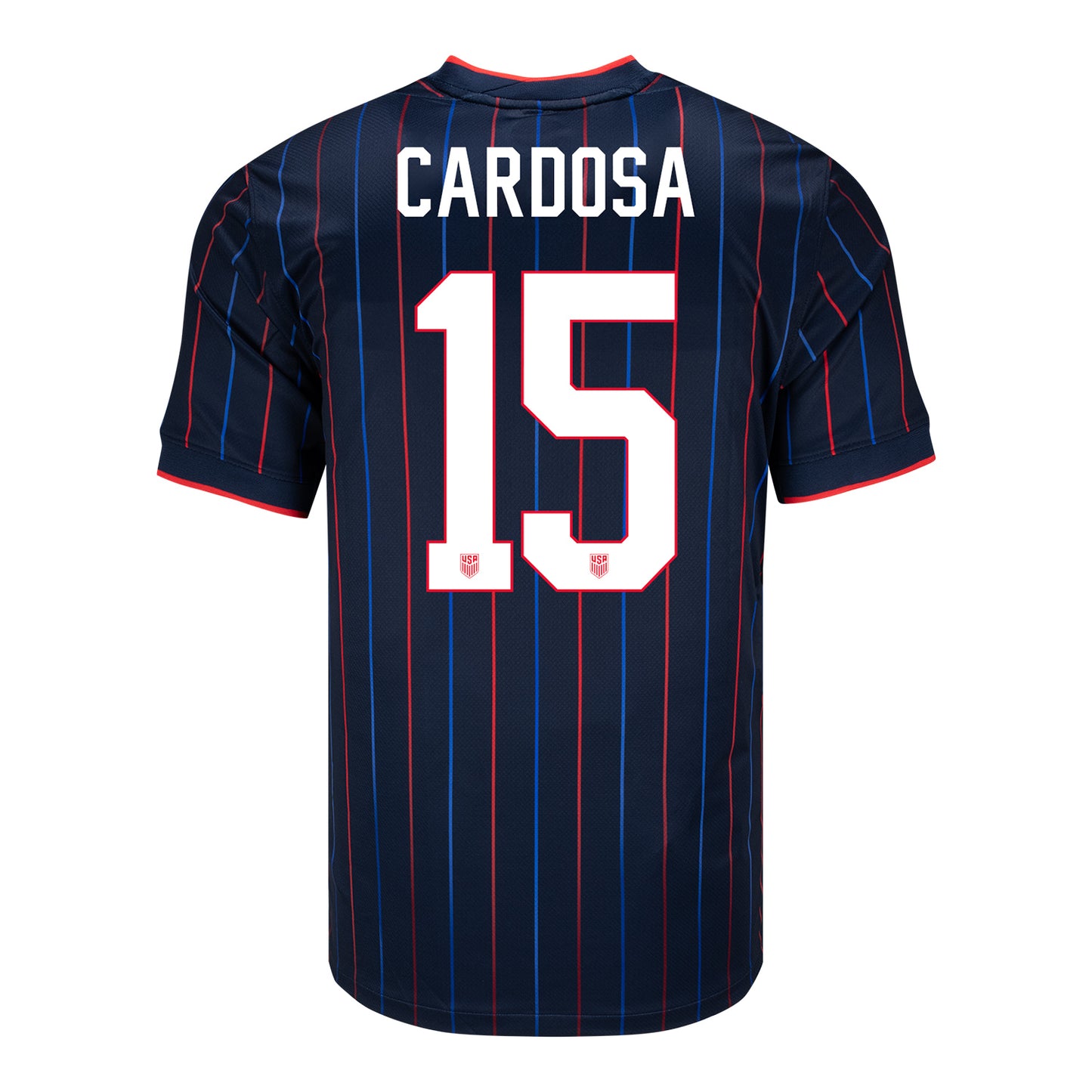 Men's Nike USMNT 2025 Personalized Heartbeat Away Stadium Jersey