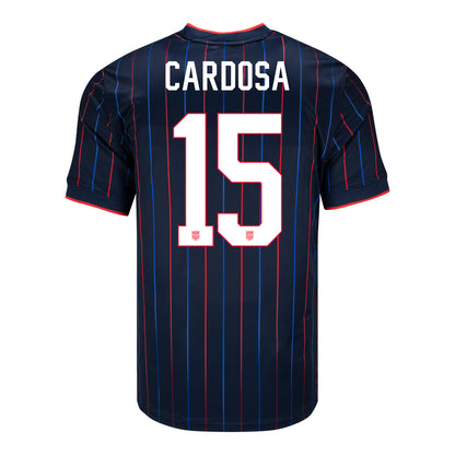 Men's Nike USMNT 2025 Personalized Heartbeat Away Stadium Jersey