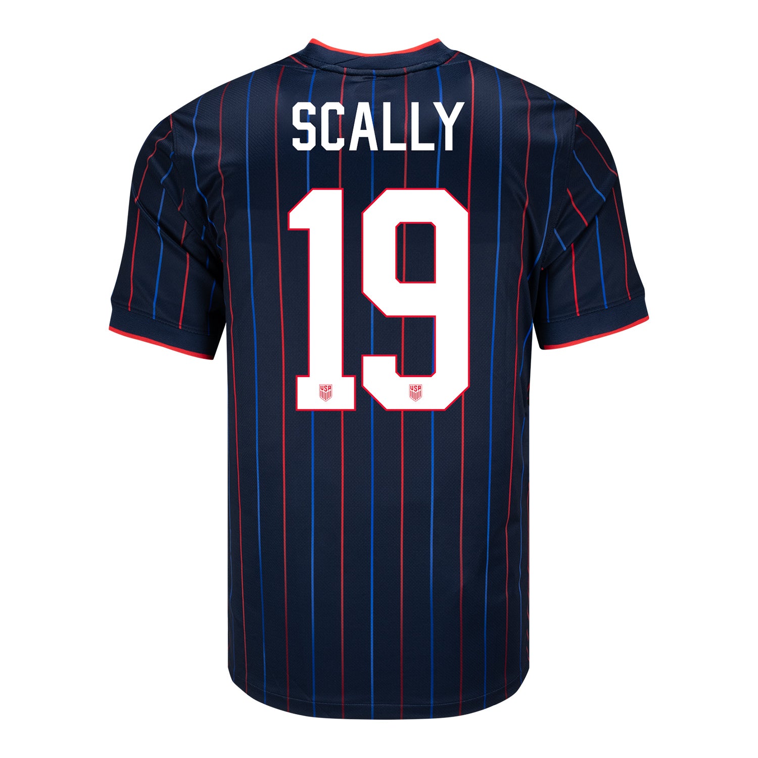 Men's Nike USMNT 2025 Personalized Heartbeat Away Stadium Jersey