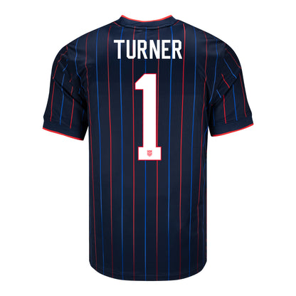 Men's Nike USMNT 2025 Personalized Heartbeat Away Stadium Jersey