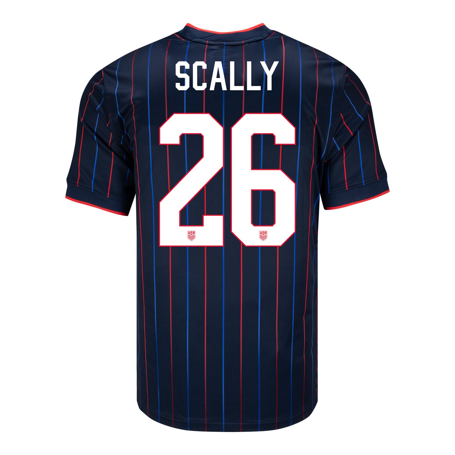 Men's Nike USMNT 2025 Personalized Heartbeat Away Stadium Jersey