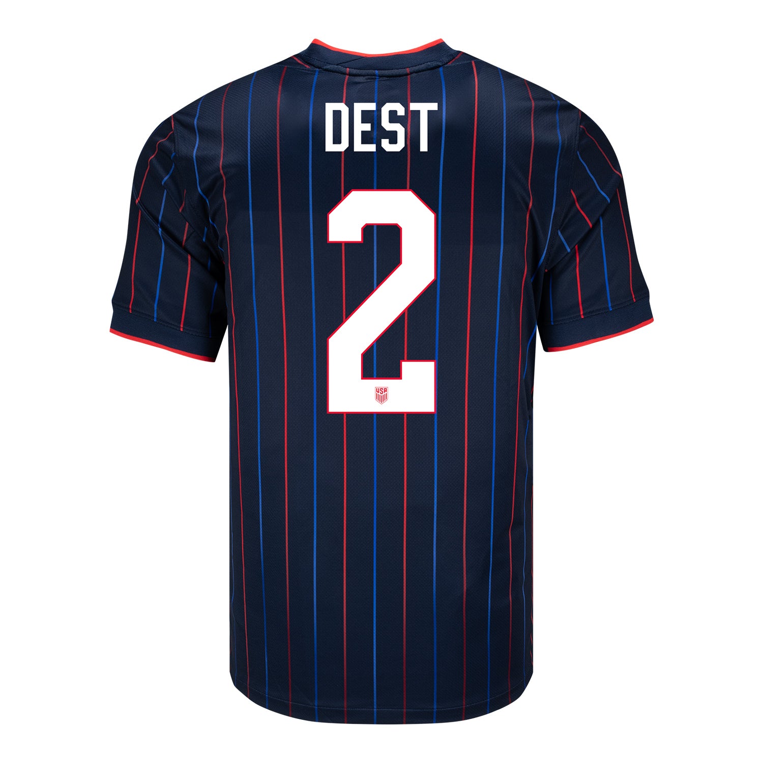Men's Nike USMNT 2025 Personalized Heartbeat Away Stadium Jersey