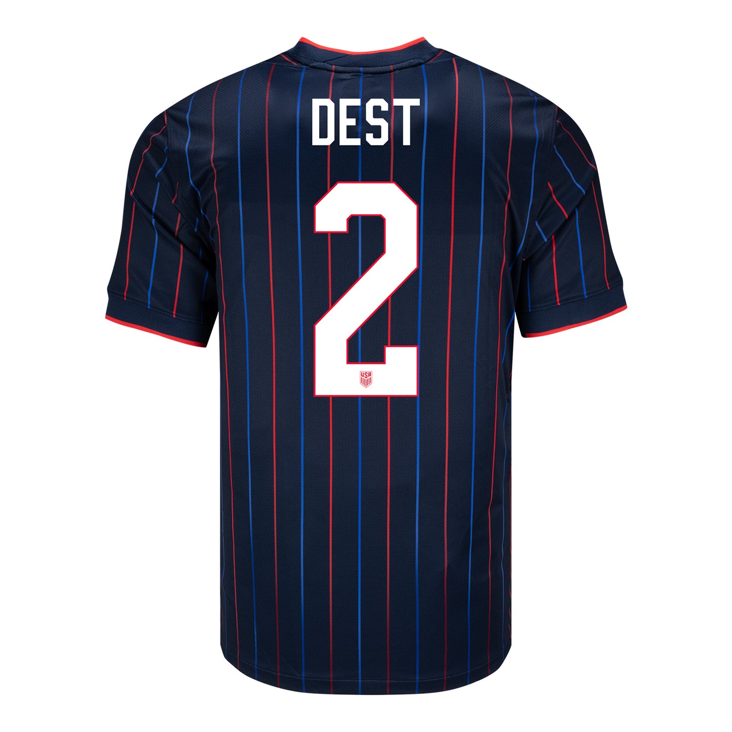 Men's Nike USMNT 2025 Personalized Heartbeat Away Stadium Jersey