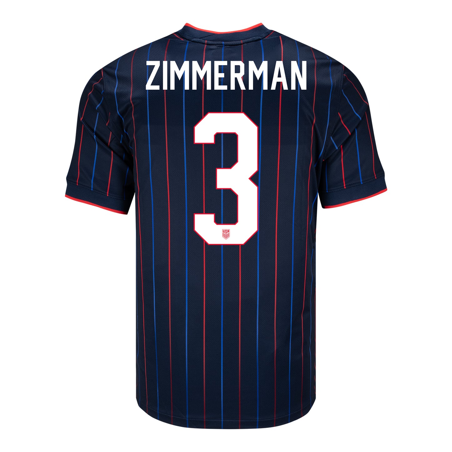 Men's Nike USMNT 2025 Personalized Heartbeat Away Stadium Jersey