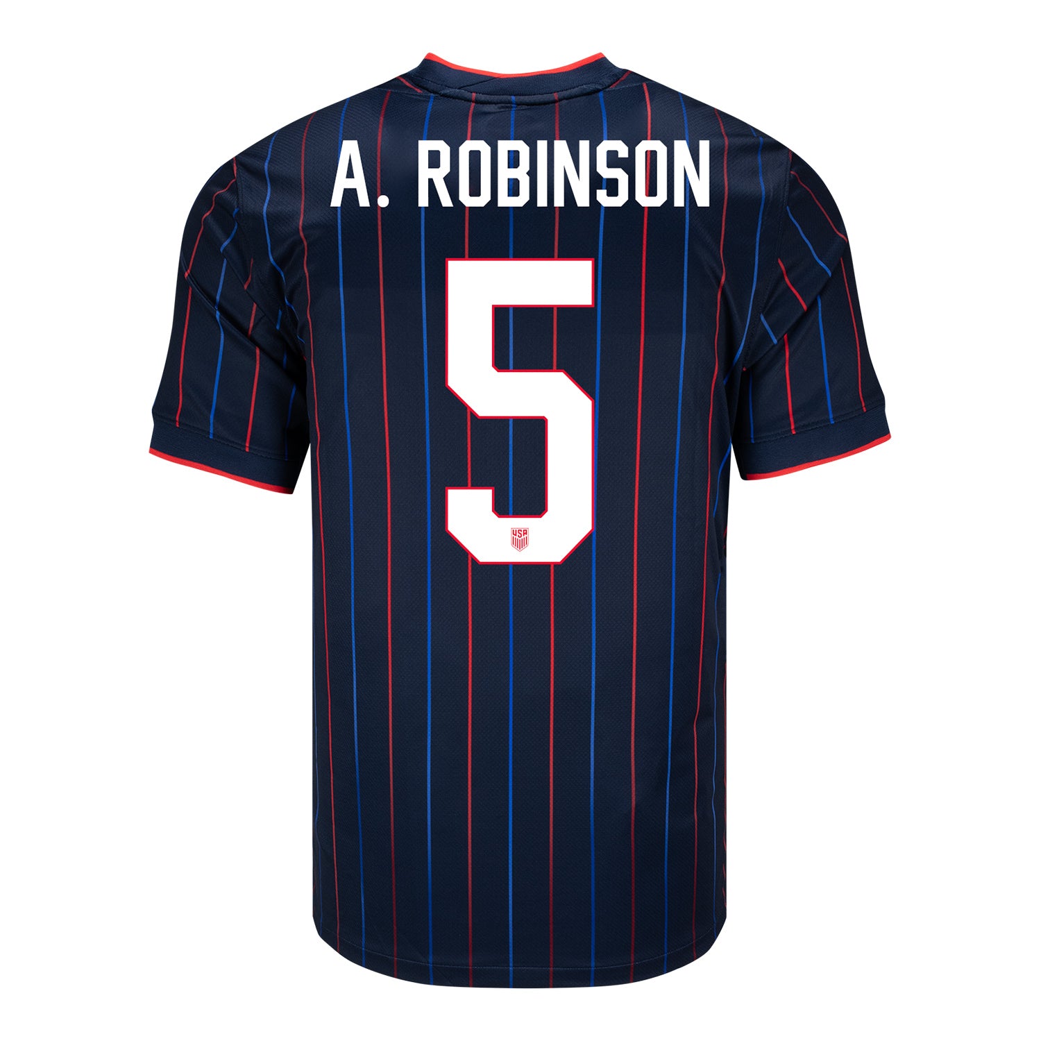 Men's Nike USMNT 2025 Personalized Heartbeat Away Stadium Jersey