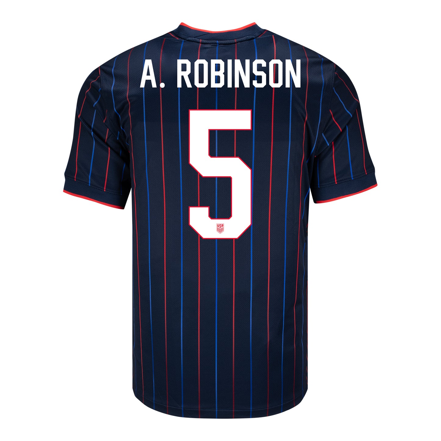 Men's Nike USMNT 2025 Personalized Heartbeat Away Stadium Jersey