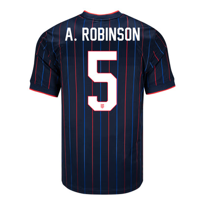 Men's Nike USMNT 2025 Personalized Heartbeat Away Stadium Jersey