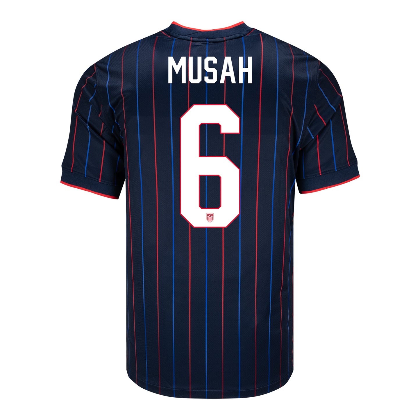 Men's Nike USMNT 2025 Personalized Heartbeat Away Stadium Jersey