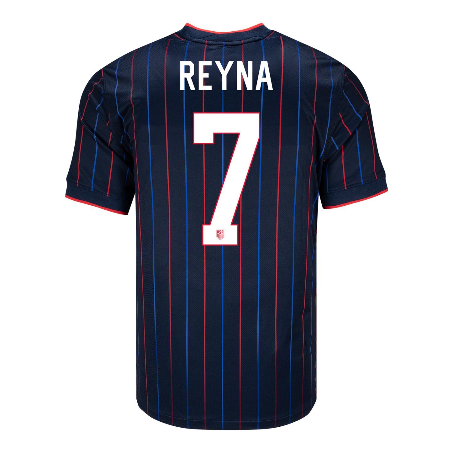 Men's Nike USMNT 2025 Personalized Heartbeat Away Stadium Jersey