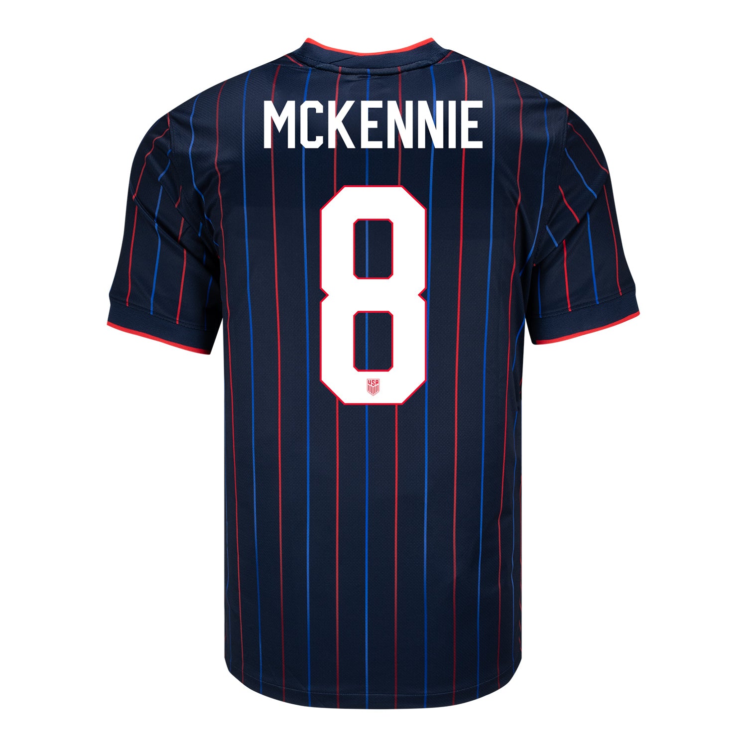 Men's Nike USMNT 2025 Personalized Heartbeat Away Stadium Jersey