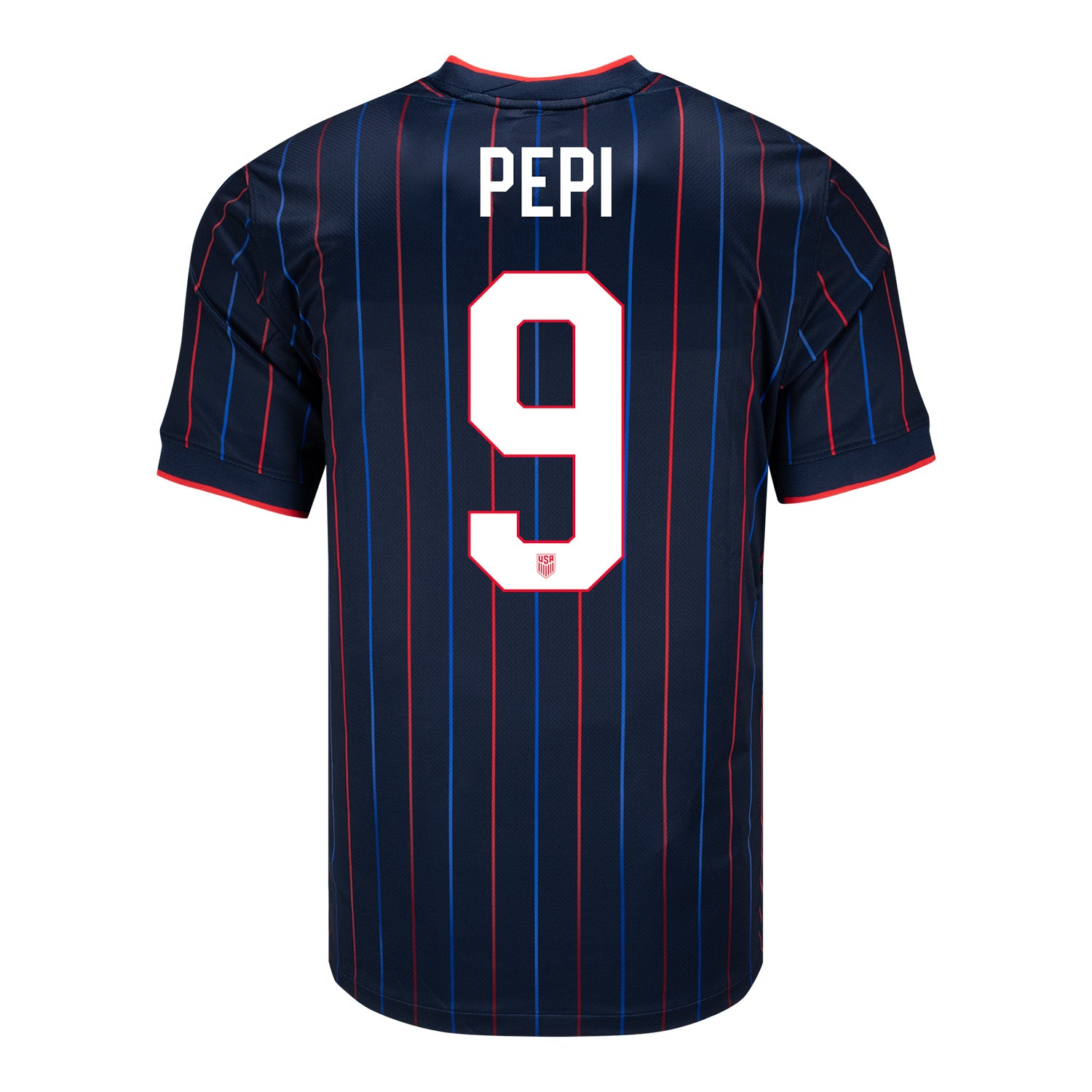 Men's Nike USMNT 2025 Personalized Heartbeat Away Stadium Jersey