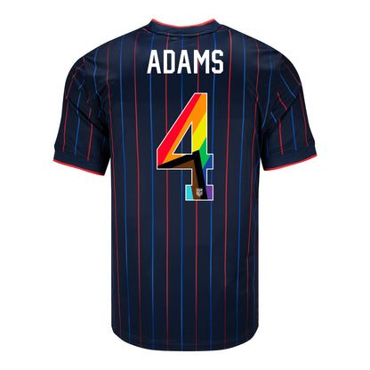 Men's Nike USMNT 2025 Pride Personalized Heartbeat Away Stadium Jersey