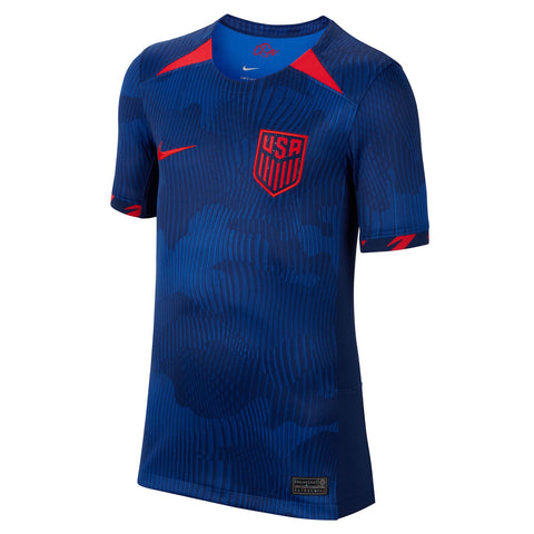 Youth Nike USMNT 2023 Away Stadium Jersey - Front View