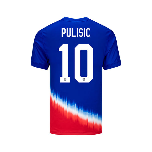 Youth Nike USMNT 2024 American Icon Away Pulisic 10 Stadium Jersey - Back View