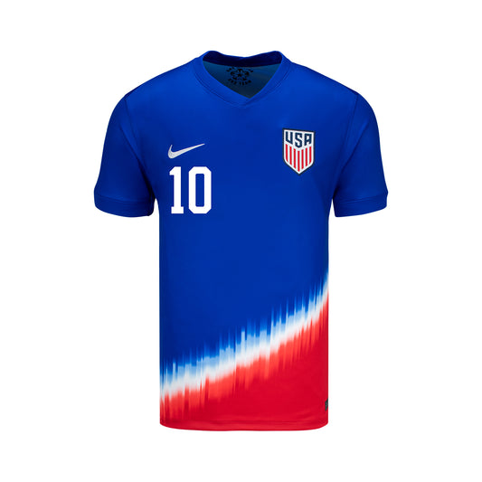 Youth Nike USMNT 2024 American Icon Away Pulisic 10 Stadium Jersey - Front View