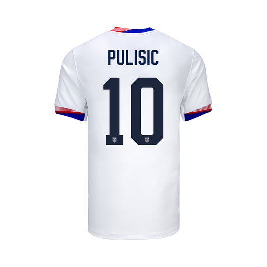 Youth Nike USMNT 2024 American Classic Home Pulisic 10 Stadium Jersey - Back View