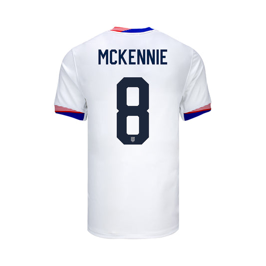 Youth Nike USMNT 2024 American Classic Home McKennie 8 Stadium Jersey - Back View