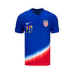 Youth Nike USMNT 2024 Pride-Themed Away Pulisic 10 Stadium Jersey