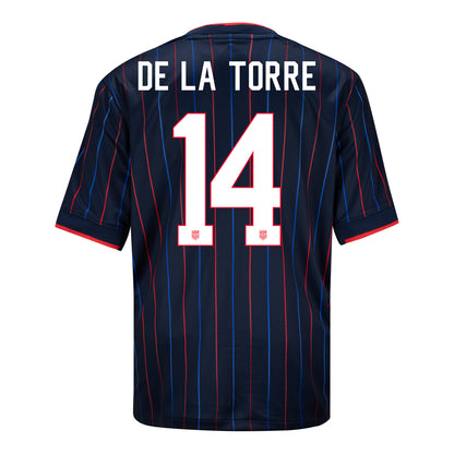 Youth Nike USMNT 2025 Personalized Heartbeat Away Stadium Jersey