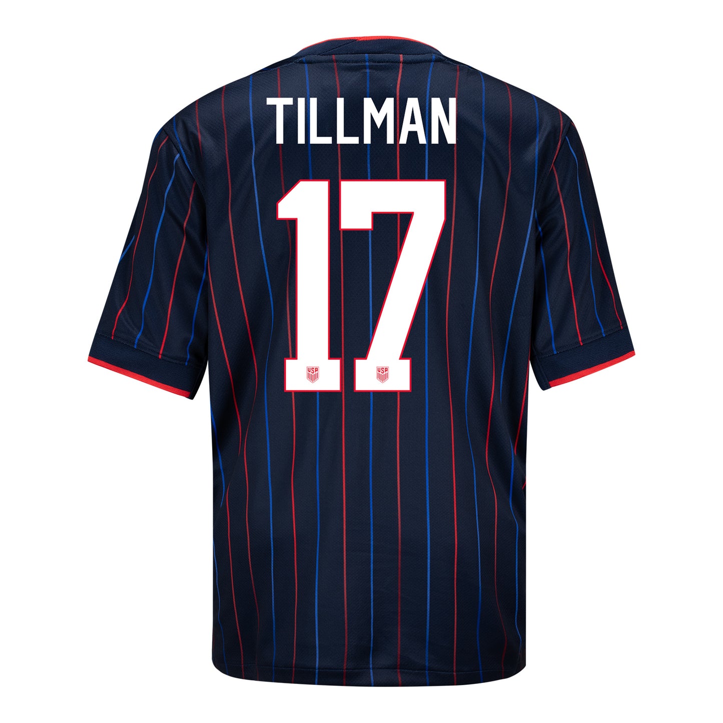 Youth Nike USMNT 2025 Personalized Heartbeat Away Stadium Jersey