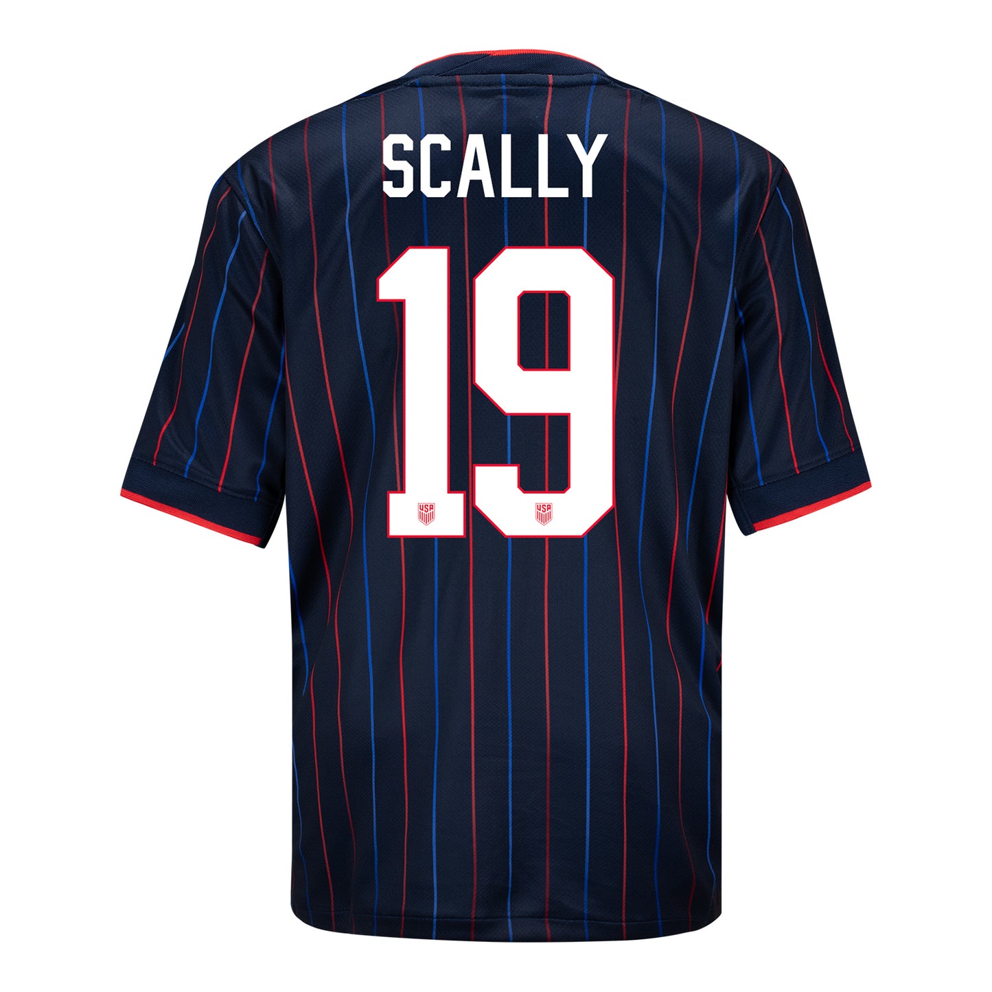 Youth Nike USMNT 2025 Personalized Heartbeat Away Stadium Jersey