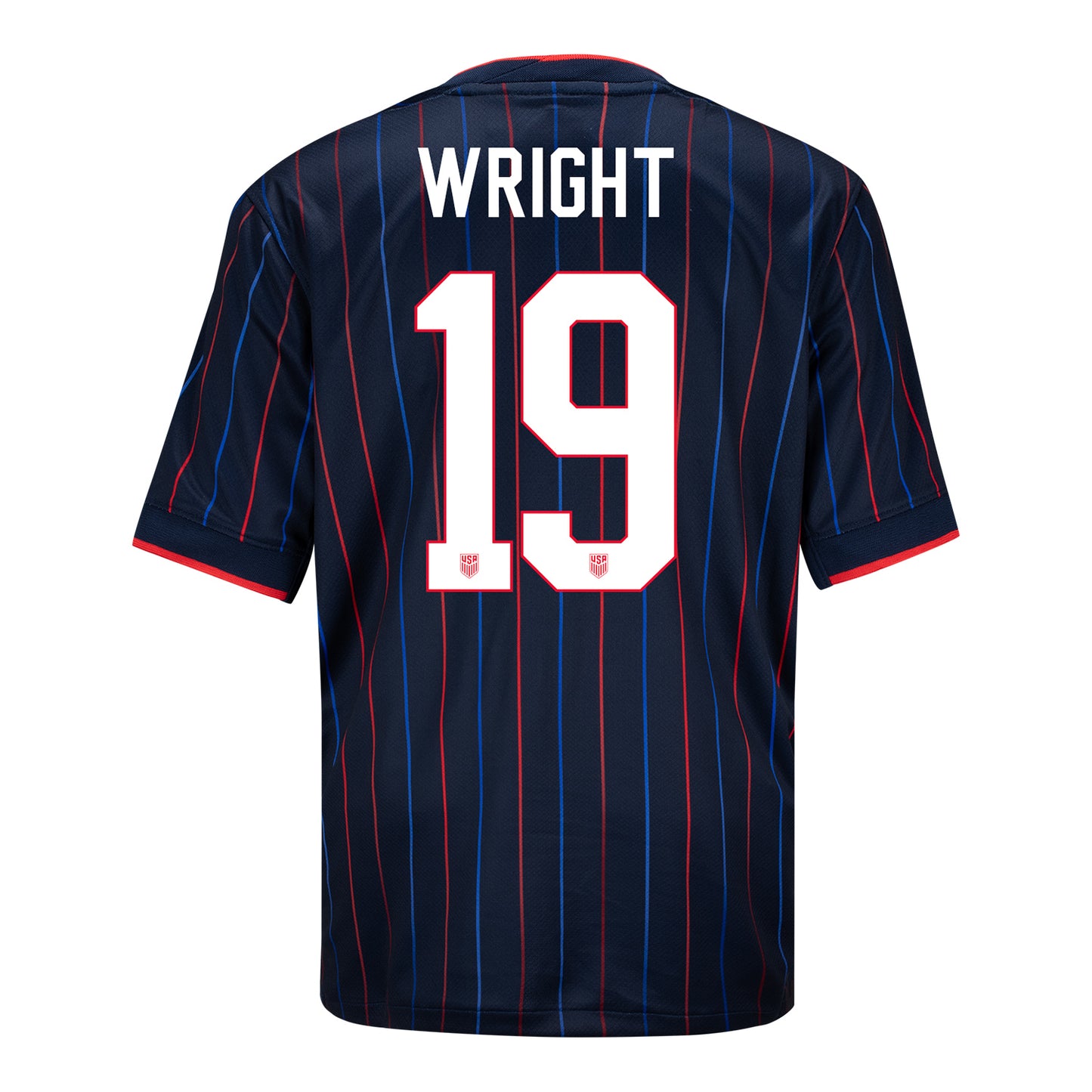 Youth Nike USMNT 2025 Personalized Heartbeat Away Stadium Jersey