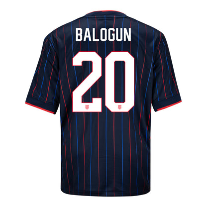 Youth Nike USMNT 2025 Personalized Heartbeat Away Stadium Jersey