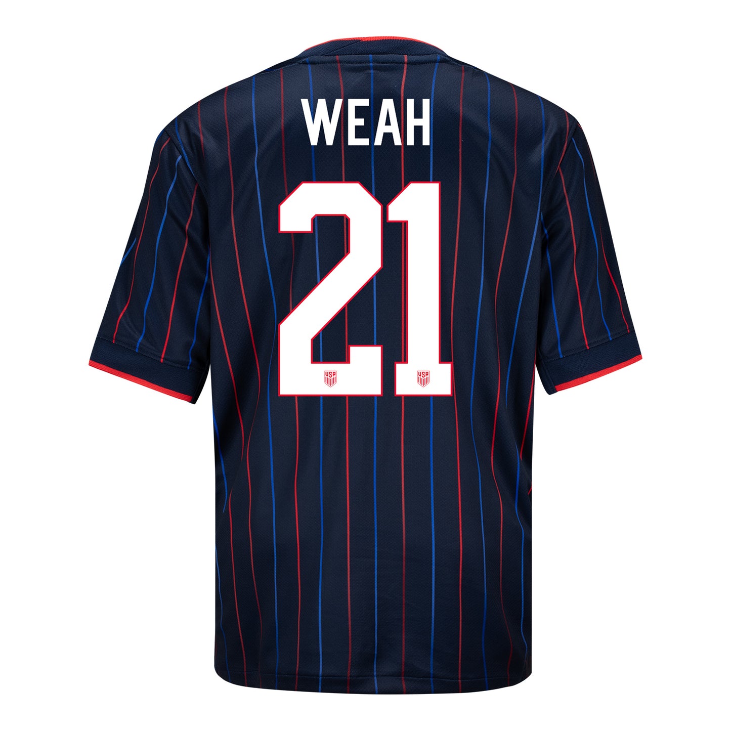 Youth Nike USMNT 2025 Personalized Heartbeat Away Stadium Jersey