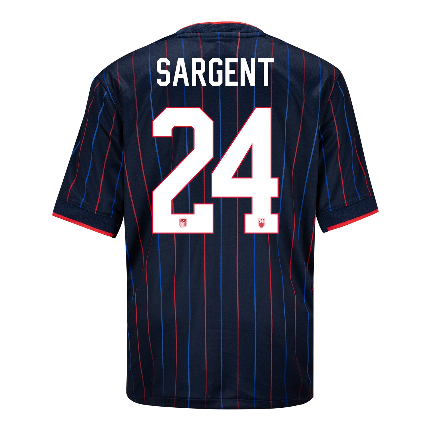 Youth Nike USMNT 2025 Personalized Heartbeat Away Stadium Jersey