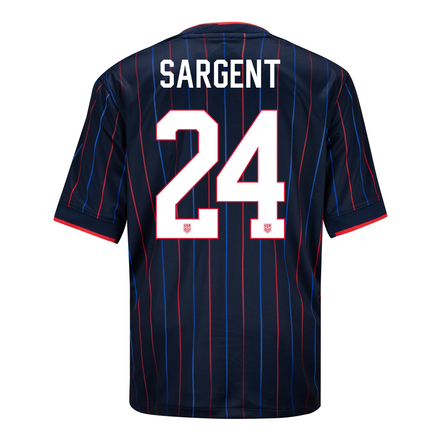 Youth Nike USMNT 2025 Personalized Heartbeat Away Stadium Jersey