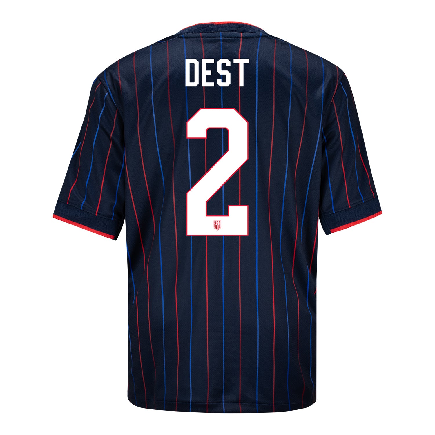 Youth Nike USMNT 2025 Personalized Heartbeat Away Stadium Jersey