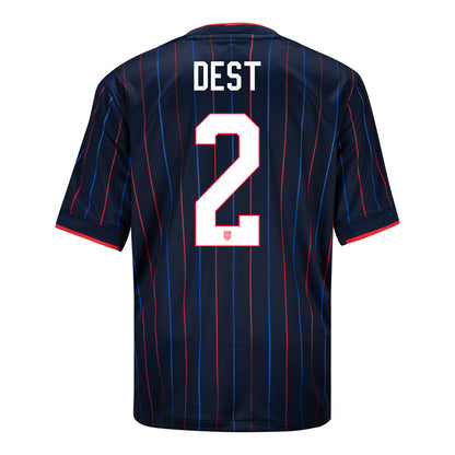 Youth Nike USMNT 2025 Personalized Heartbeat Away Stadium Jersey