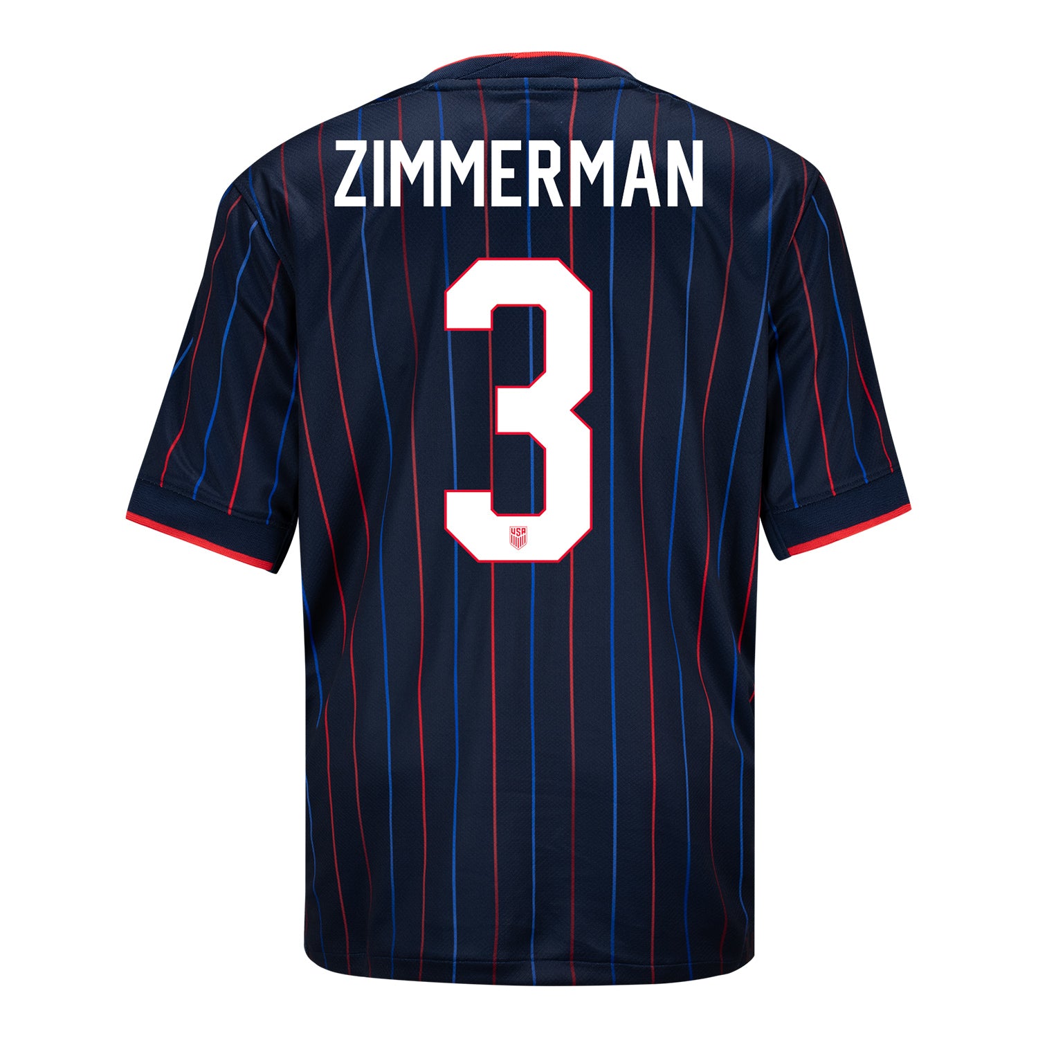 Youth Nike USMNT 2025 Personalized Heartbeat Away Stadium Jersey