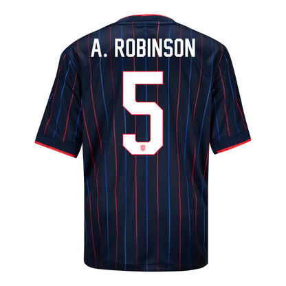 Youth Nike USMNT 2025 Personalized Heartbeat Away Stadium Jersey